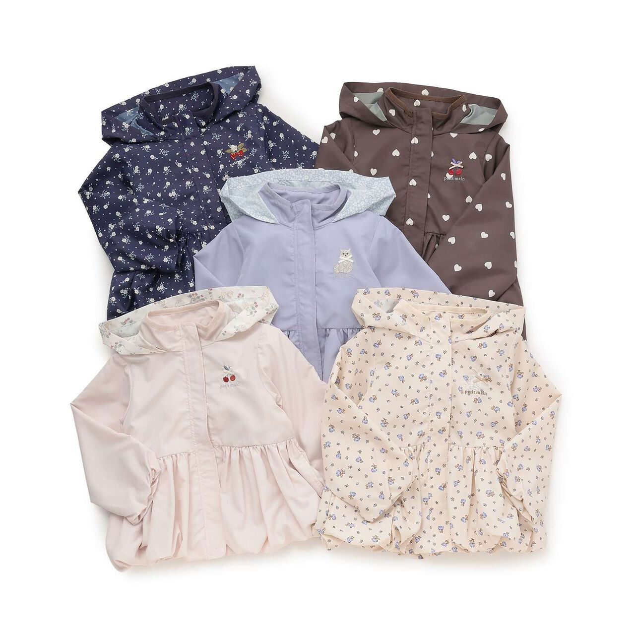 [Light & Fluffy/Water-Repellent] Peplum Windbreaker,Mocha tea, large image number 18