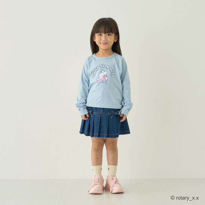 [With Inner Shorts/Secure] Pleated Skirt &ndash; Recommended for School,Blue, medium image number 4