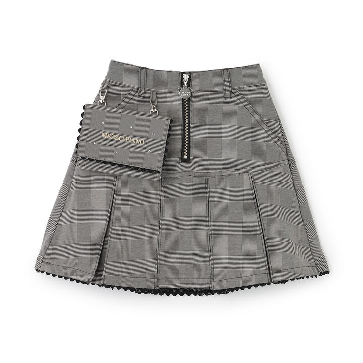 [Popular Item Restocked] [Not Available at Physical Stores] Front Zip Skirt-Shorts with Detachable Pocket,, medium