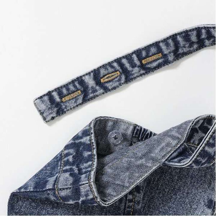 [LTXC] Denim Bustier Outfit Set,Blue, medium image number 14