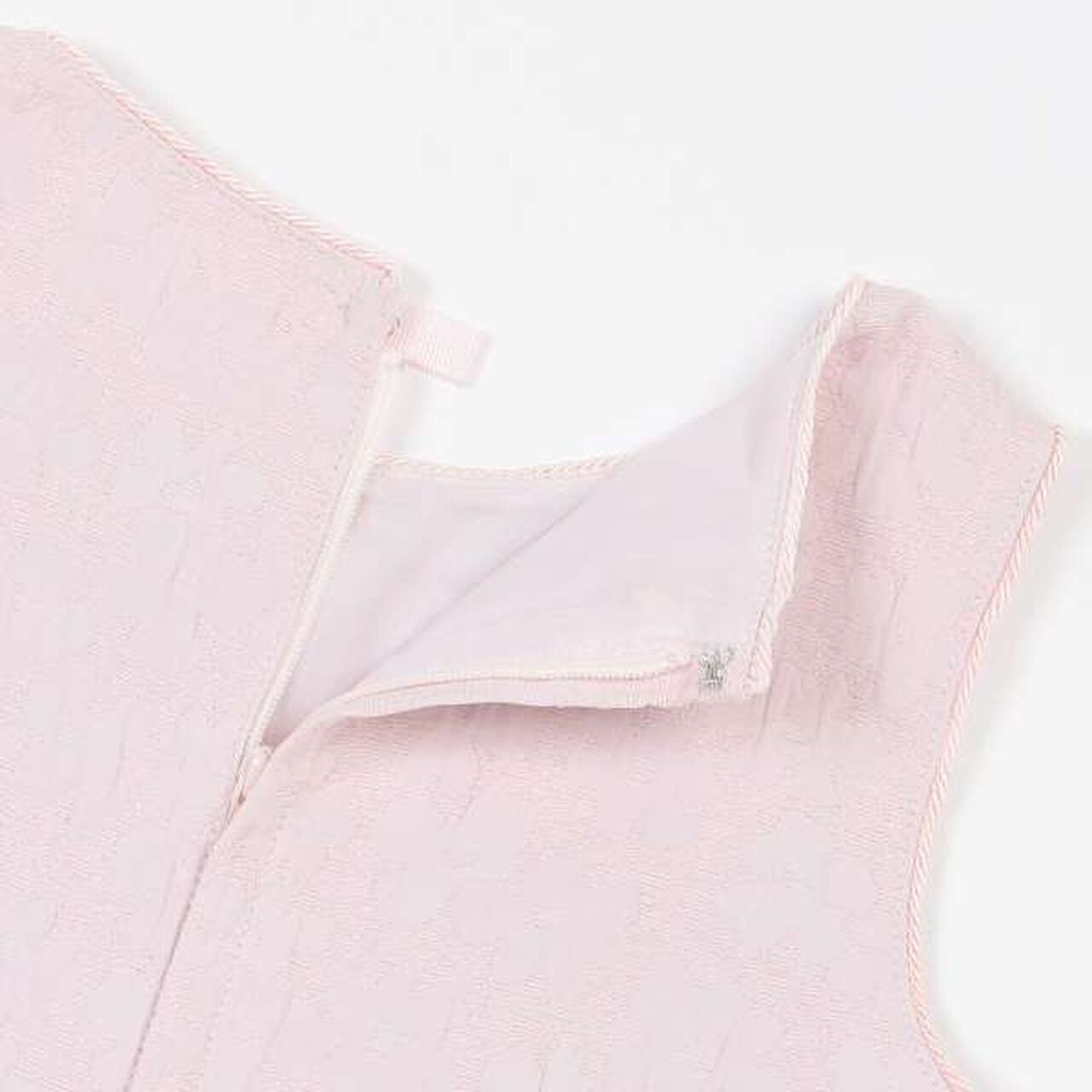 Floral Jacquard One-Piece Dress,Light pink, large image number 6