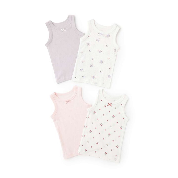 [Weak Acidity] Girls' Tank Undergarments 2P,Light pink, medium image number 6