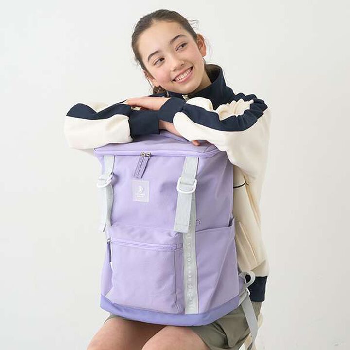 Square School Backpack,Light blue, medium image number 1