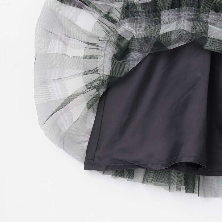 [Restock] Checkered Tulle Docking Dress,Pink, medium image number 8