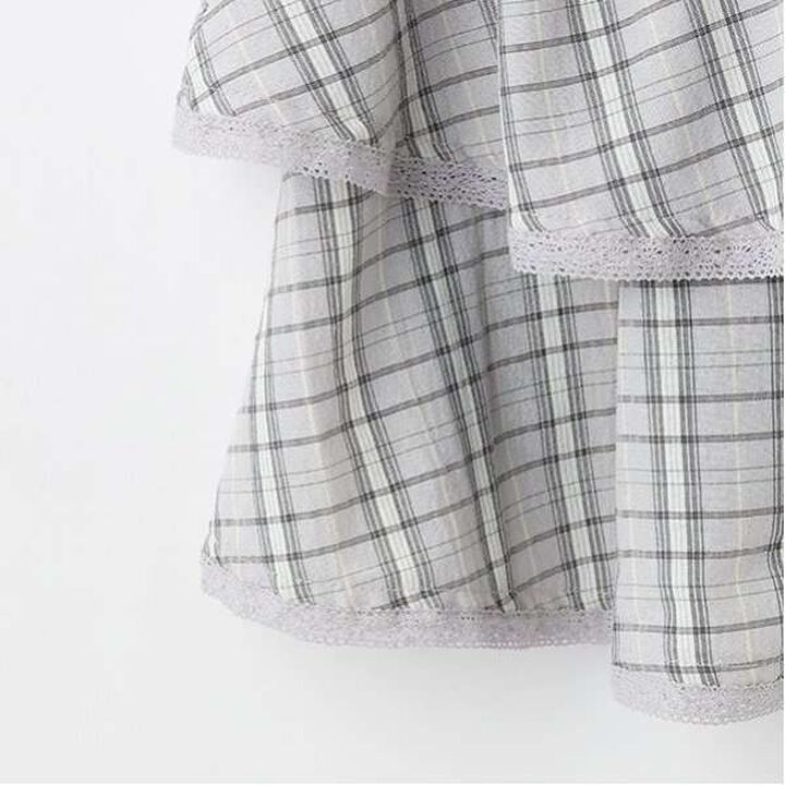 Tiered Frill Skirt with Shorts,Gray, medium image number 25