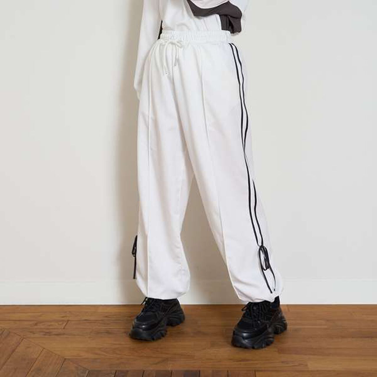 [LTXC] Dry Line Ribbon Pants,Gray, large image number 11