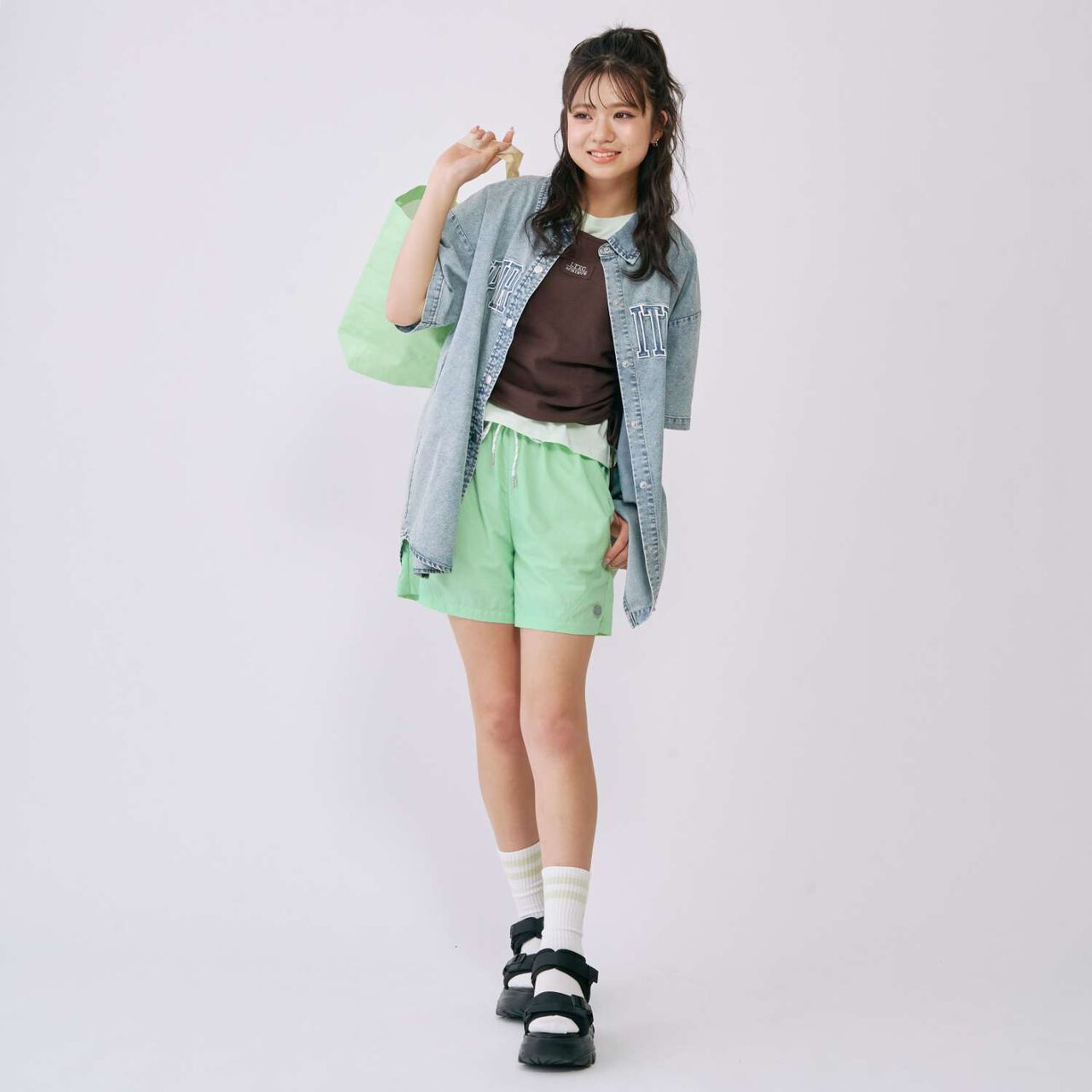 [LTXC / Cool Sensation / UV / Water Repellent] Land and Water Use Pants,Peach, large image number 7