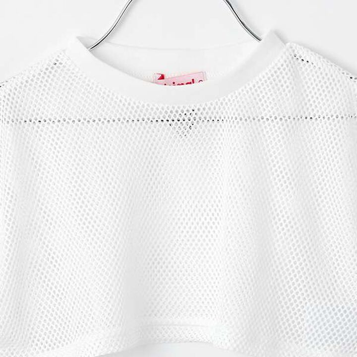 Mesh Short-Length Tank Top Set,Magenta, medium image number 3