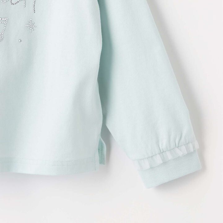 Sparkling Note Logo Parka T-Shirt,Lavender, medium image number 4