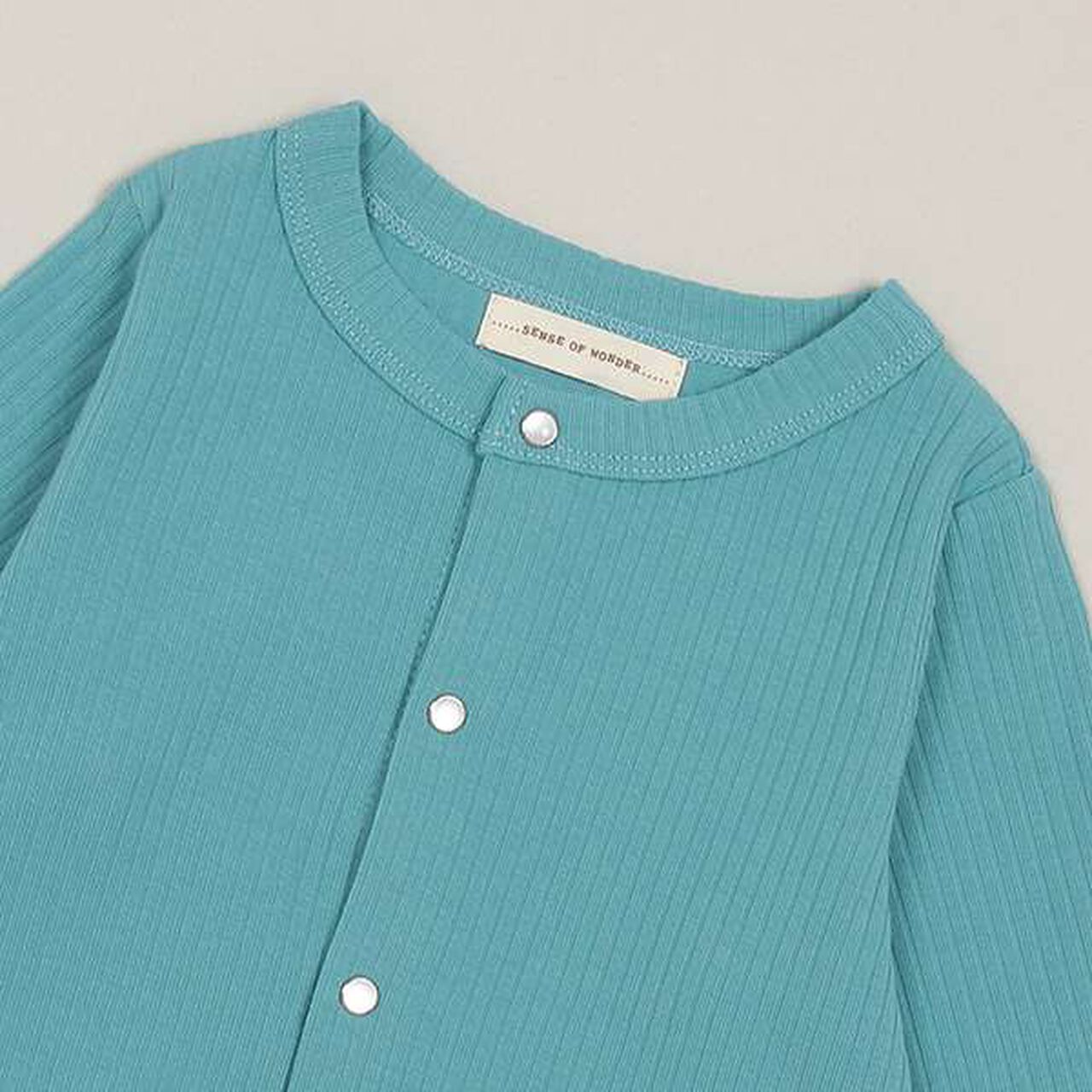 Ribbed Cardigan,Lemon yellow, large image number 3