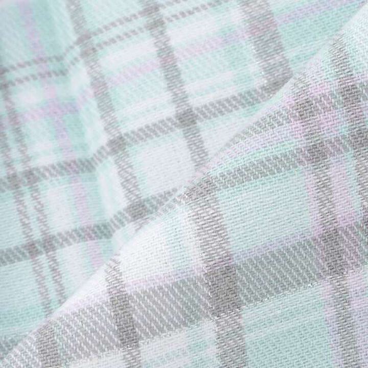 Check Pleated Skirt with Pocket,Mint, medium image number 2