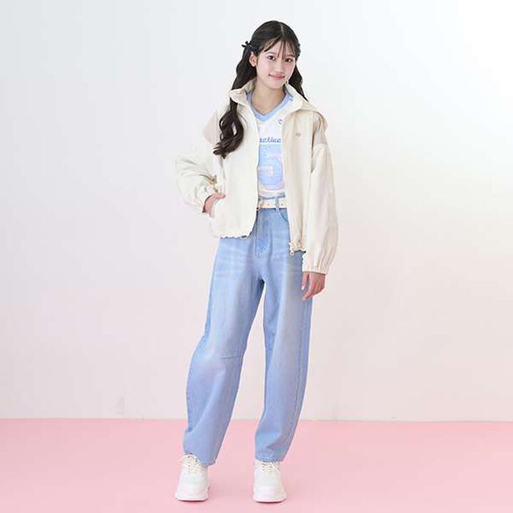 Water-Repellent Color Block Track Jacket,Black, medium image number 11