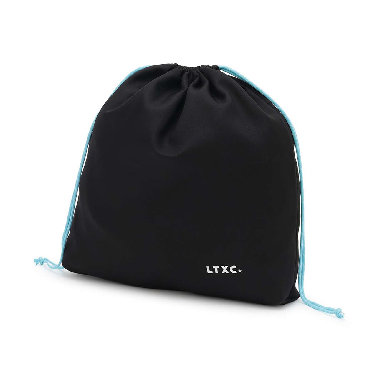 [LTXC] Drawstring Pouch with Gusset,Black, large image number 0