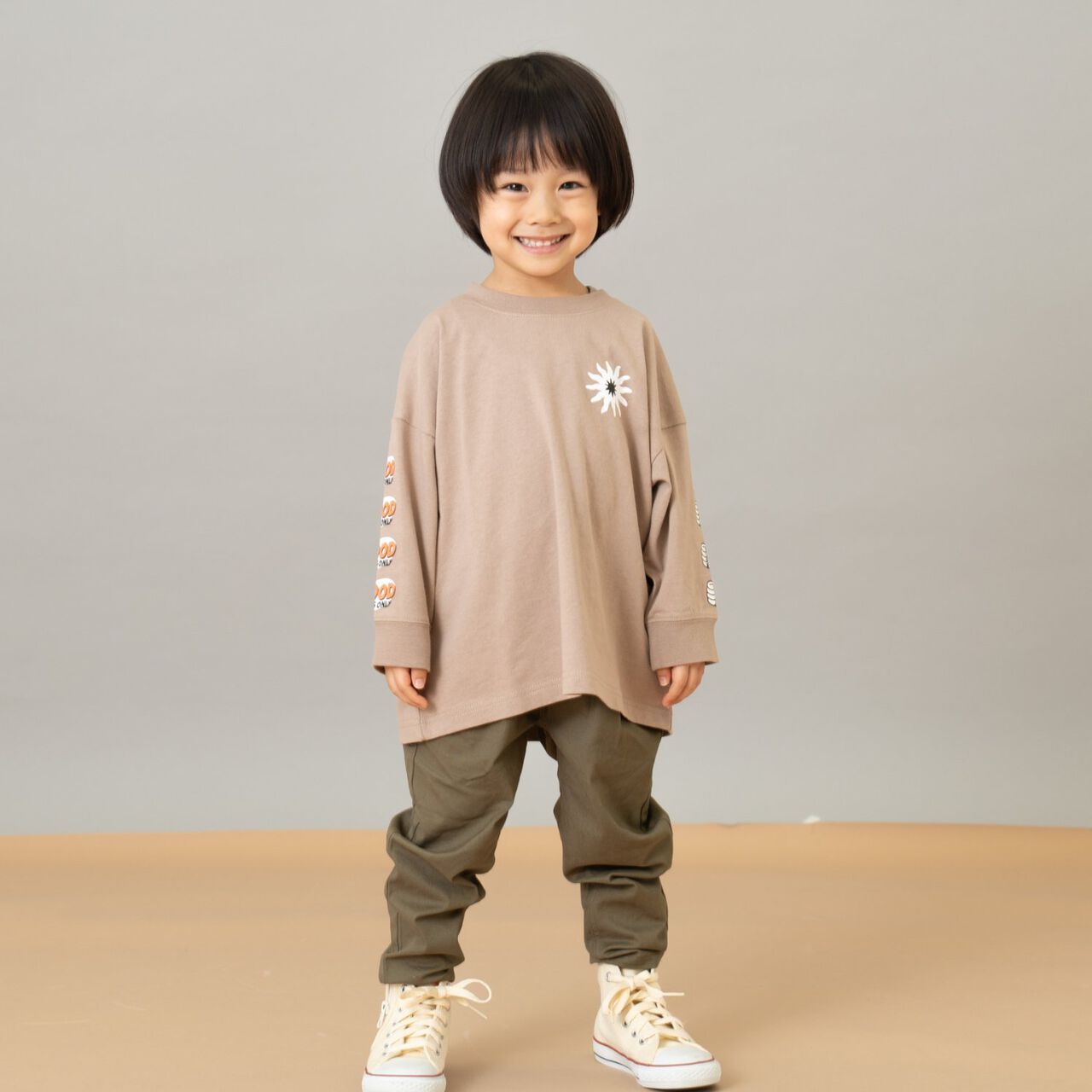 100% Cotton Assorted Sleeve Printed Long Sleeve T-Shirt,Cinnamon, large image number 4