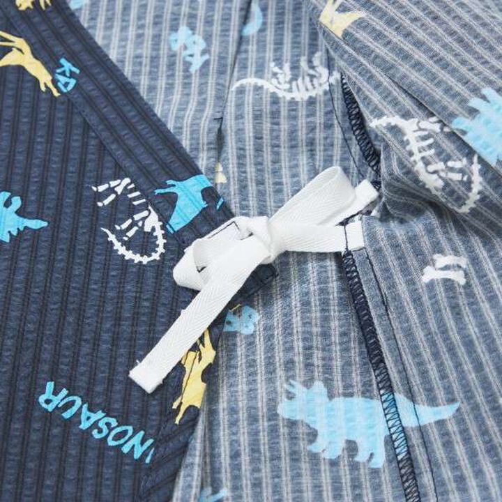 KP Boy Dinosaur Print Jinbei All (Free),Navy, medium image number 3