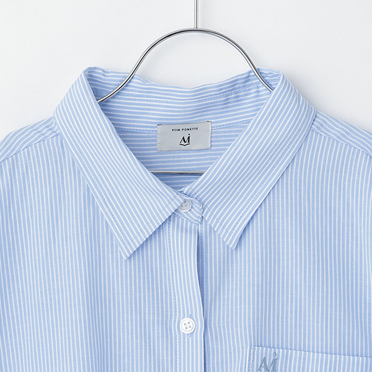 [New Colors Added Due to Popular Demand] [AMI] 5-Minute Sleeve Big Shirt x Compact T-Shirt,Off white, large image number 22