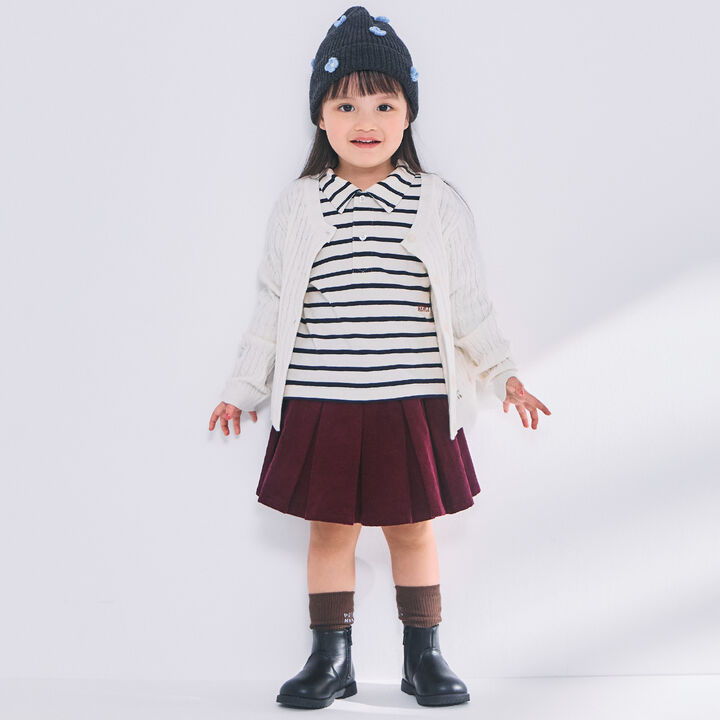 Cable Knit Cardigan,Ivory, medium image number 5