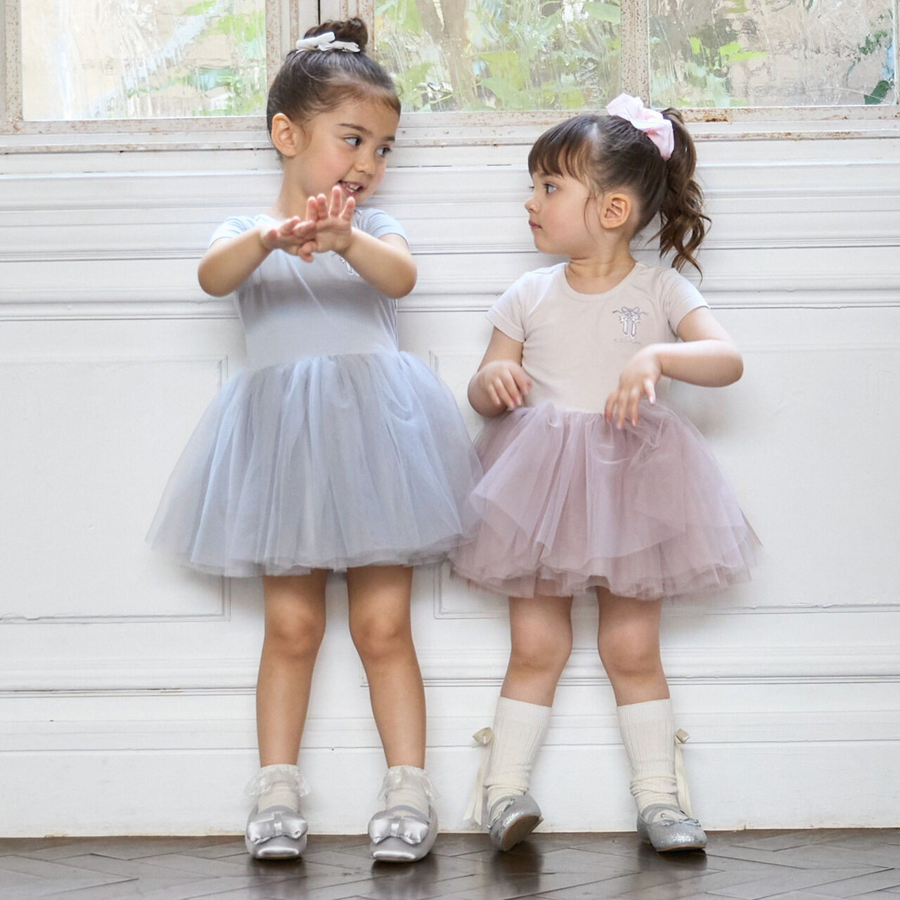 Ballet Tulle One-Piece Dress,Light blue, large image number 3