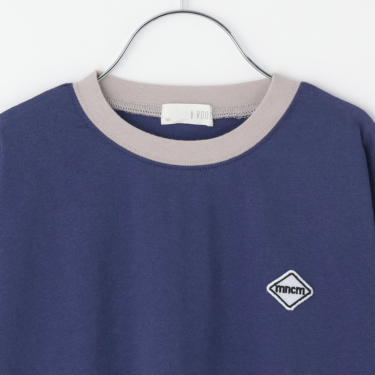[MNCM] Patch Design Long-Sleeve T-Shirt [Stain Resistant/Quick-Dry/UV] for Boys Kids,Ivory, large image number 2