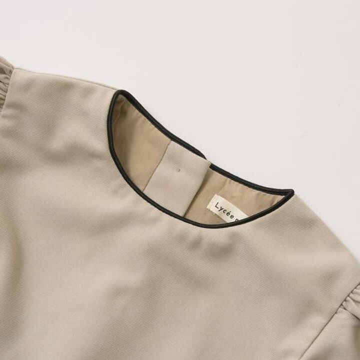 Removable Collar Occasion One-Piece Dress,Gray, medium image number 16