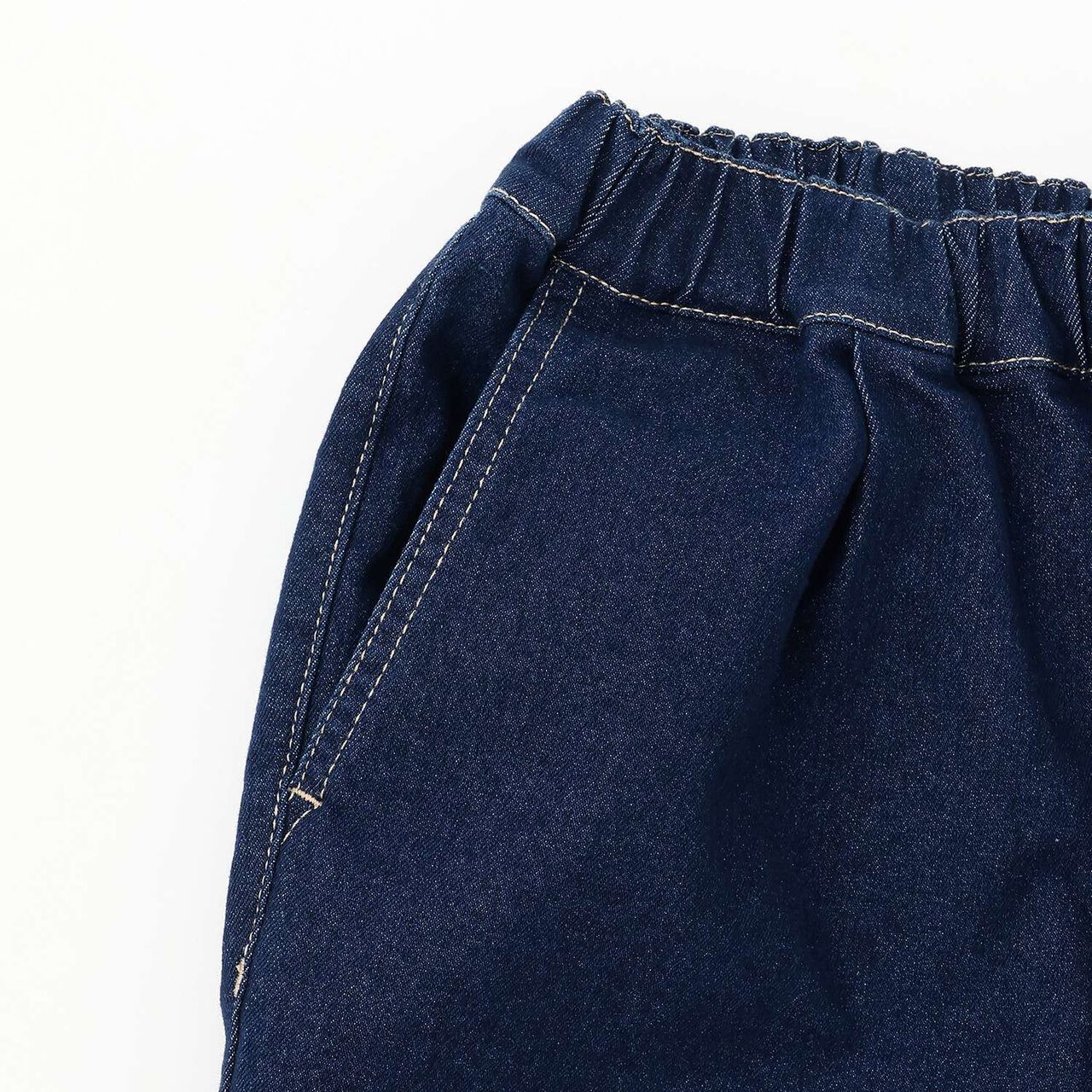 Denim Tapered Pants,Navy, large image number 14