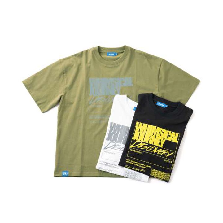 Big Short Sleeve T-Shirt with Reflective Print on Front,White, medium image number 12