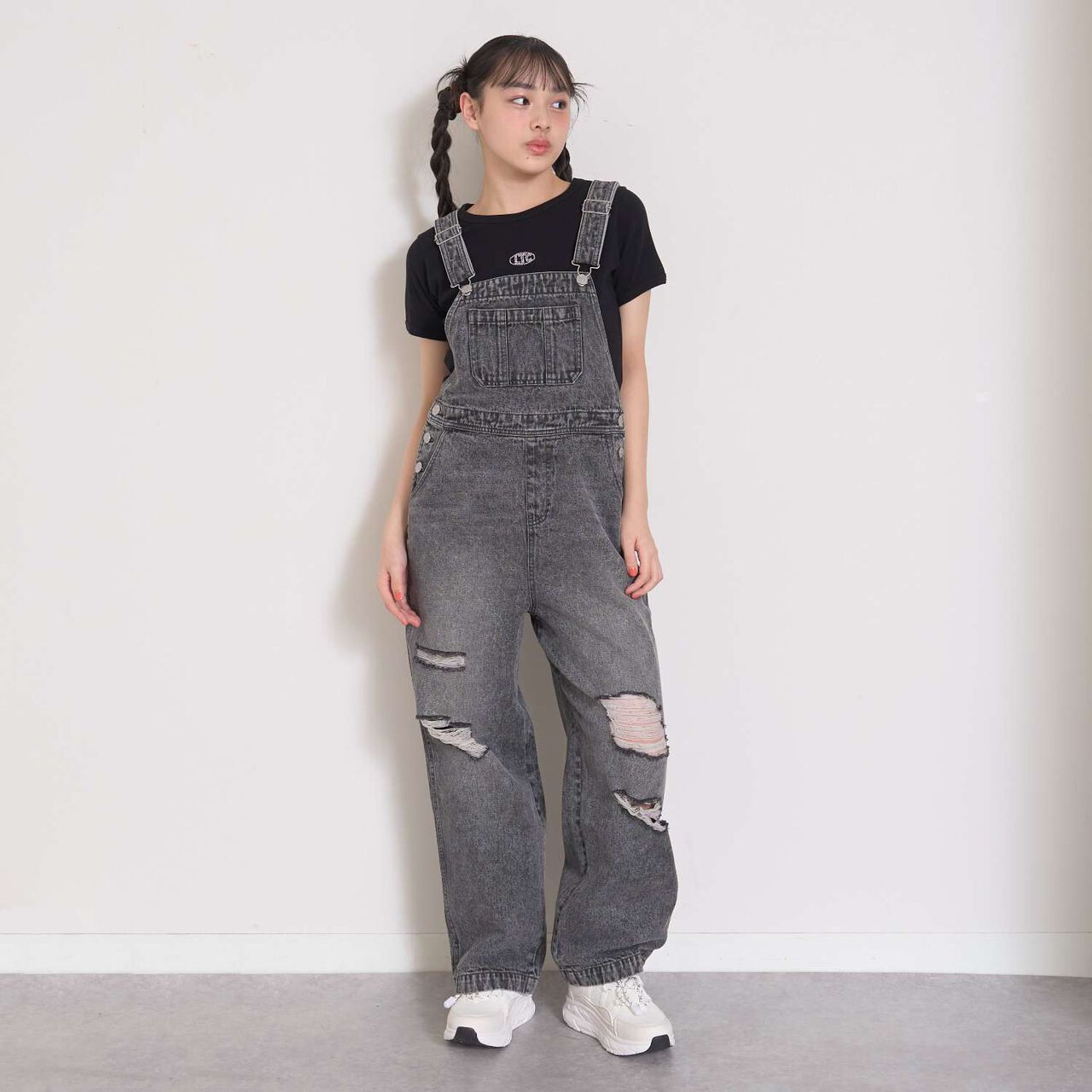 [BS] Denim Overalls,Blue, large image number 4