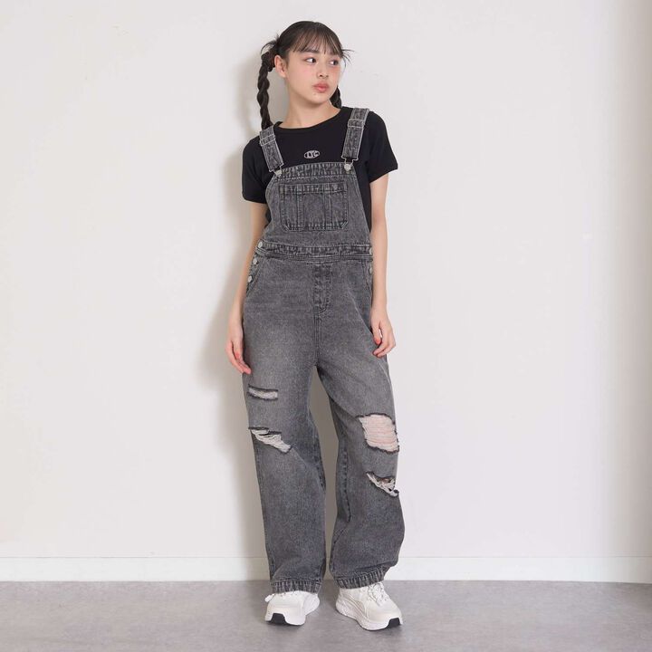 [BS] Denim Overalls,Blue, medium image number 4