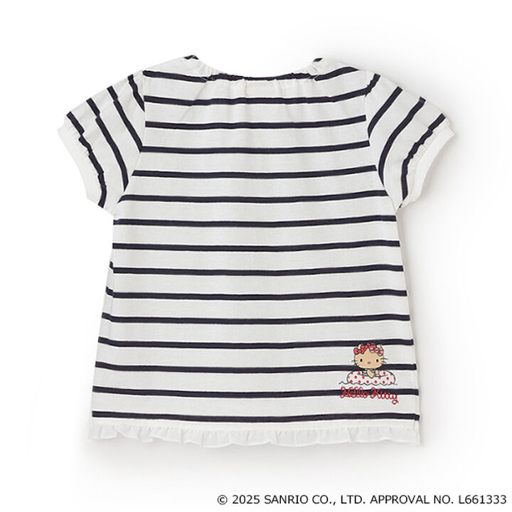 [Sanrio Characters] Ribbon Appliqué T-Shirt,Navy, medium image number 9