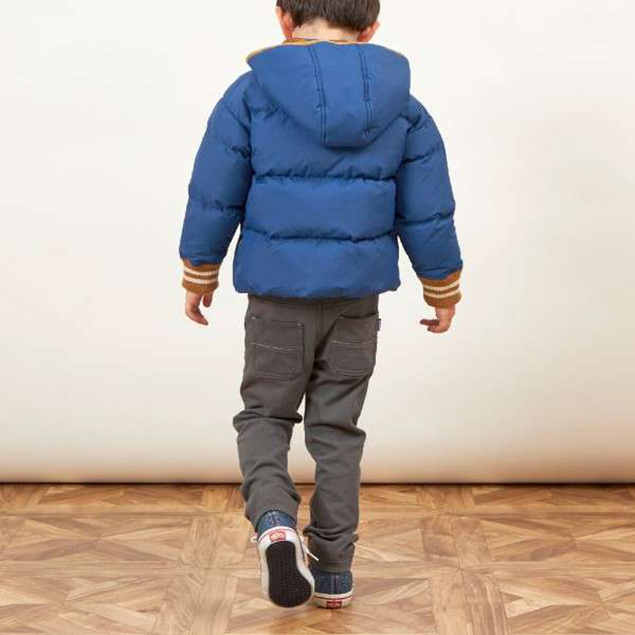 KP Boy Solo Padded Dinosaur Patch Jacket (90-130),Red, large image number 16