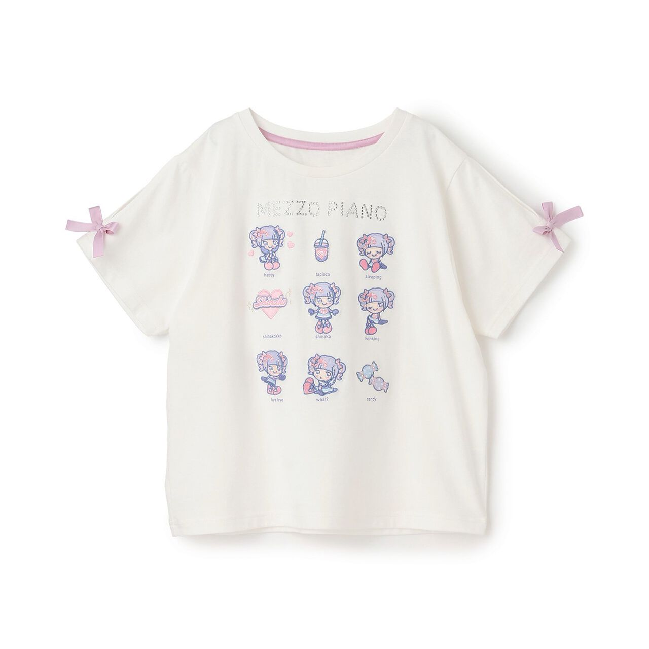 Shinako-chan Roleplay Short Sleeve T-Shirt for Adults,Purple, large image number 13