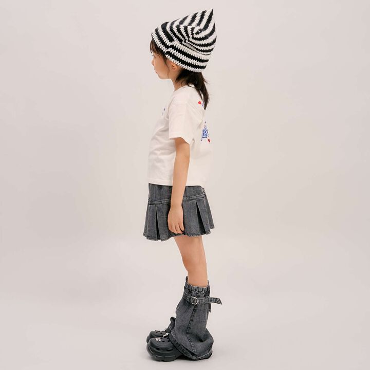 [Cool Touch] Box Pleat Hem Skirt,Blue, medium image number 11