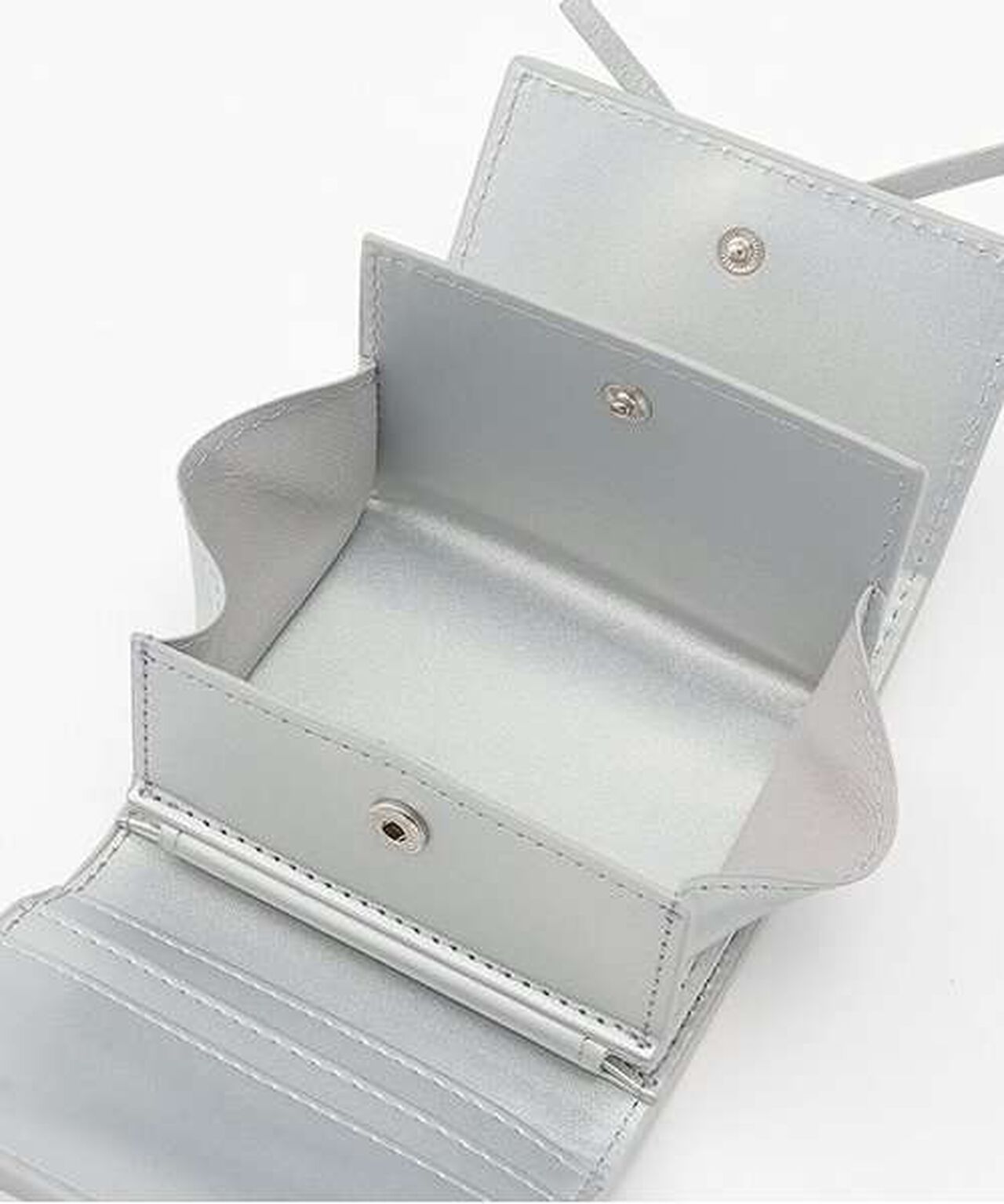 Ribbon Wallet [Korean Fashion],Black, large image number 6