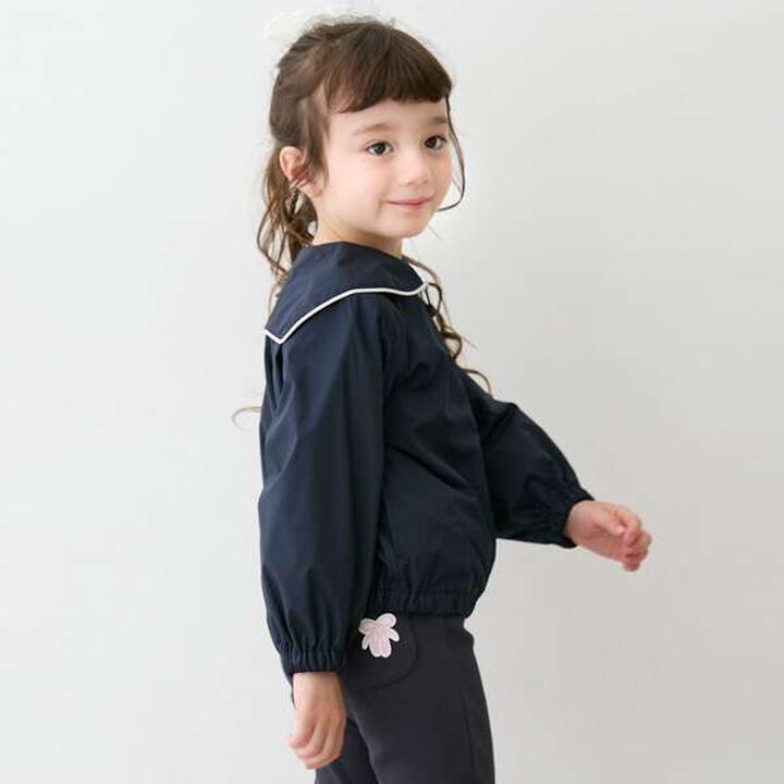 [Water-Repellent] Sailor Bomber Jacket (Kids),Pearl white, medium image number 18