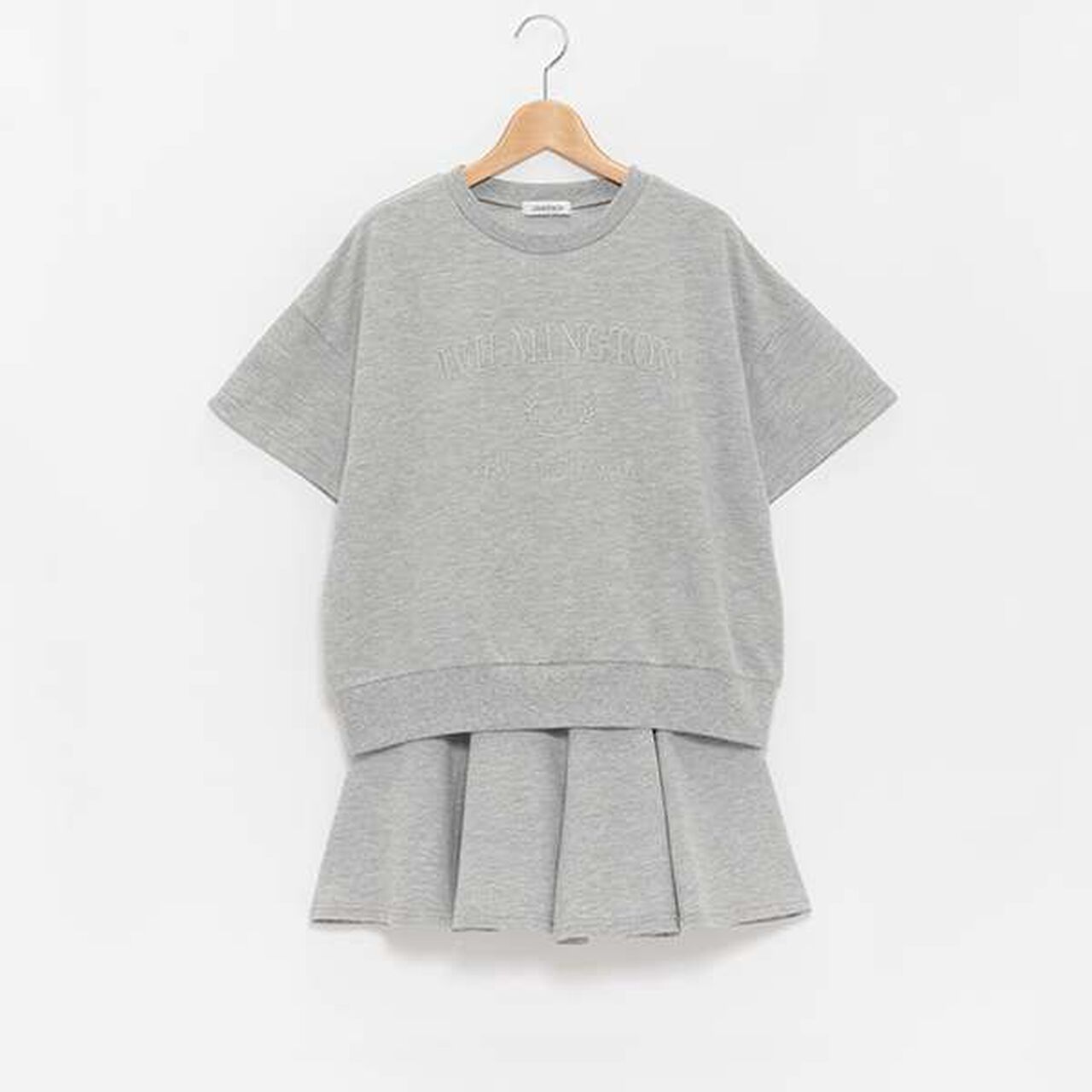 Flared Skirt Set,Black, large image number 8