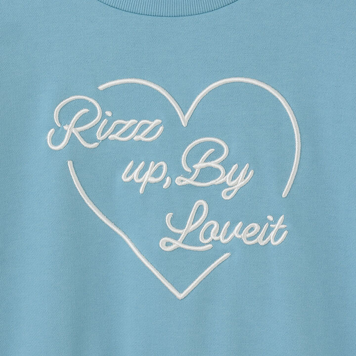 Heart Logo Pullover,Charcoal gray, medium image number 7