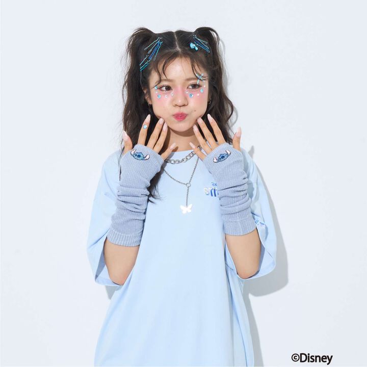 [Disney] [Stitch] LTXC Ribbed Arm Covers,Pink, medium image number 2