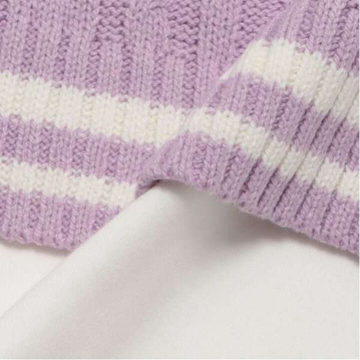 Sailor Knit Vest & Long-Sleeve T-Shirt Set,Off white, medium image number 6