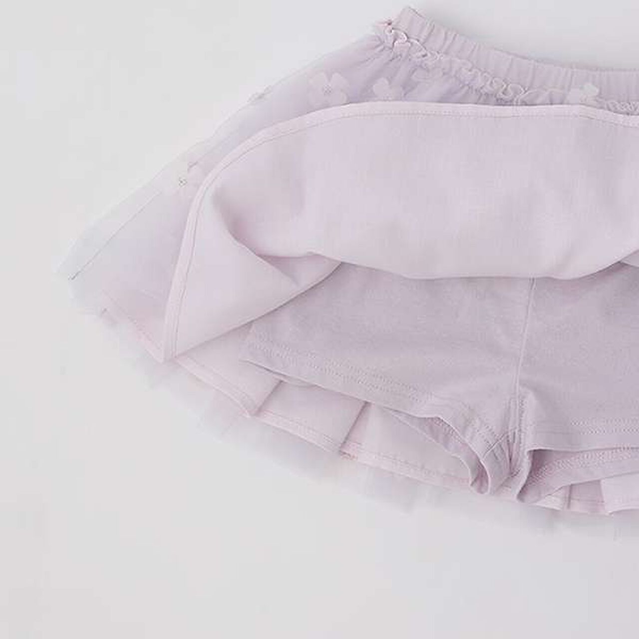 Flower Tulle Skirt,Blue, large image number 5