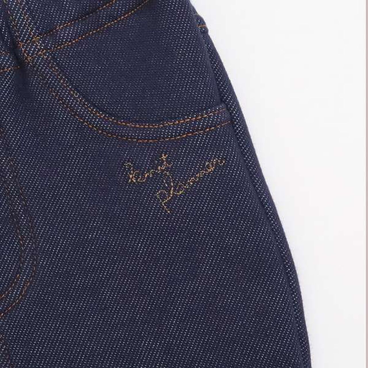 KP Denim Knit Shaggy Lined Pants [80-90],Black, large image number 4