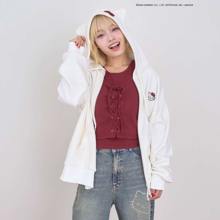 Sanrio Characters Roleplay Hoodie,Off white, medium image number 3