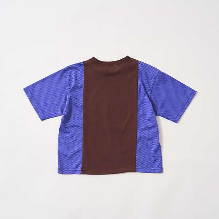 [Kaiteki Tenjiku] Bi-Color Big T-Shirt,Smoke white, medium image number 3