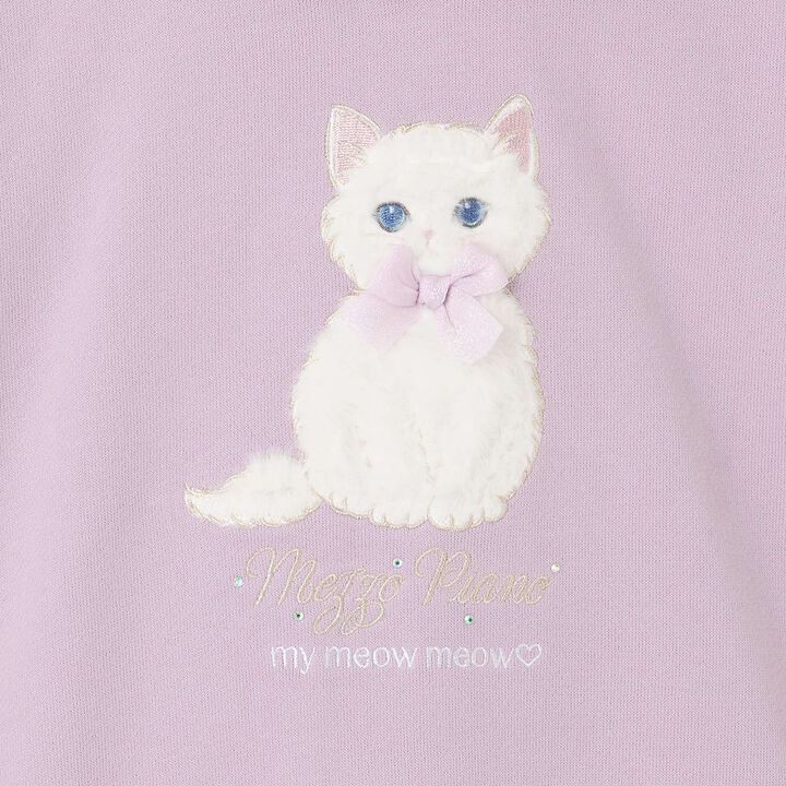 [Restock] Animal Motif Parka One-Piece Dress,Lavender, medium image number 4