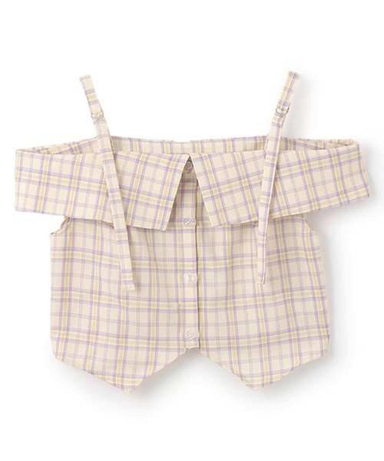 Off-Shoulder Belted Blouse,Pink, large image number 4