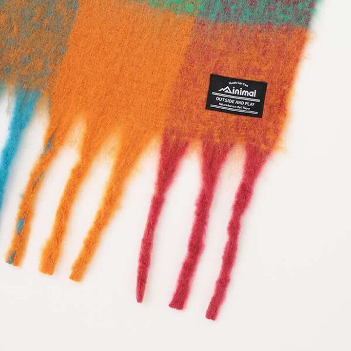 Plaid Scarf,Multi color, medium image number 1