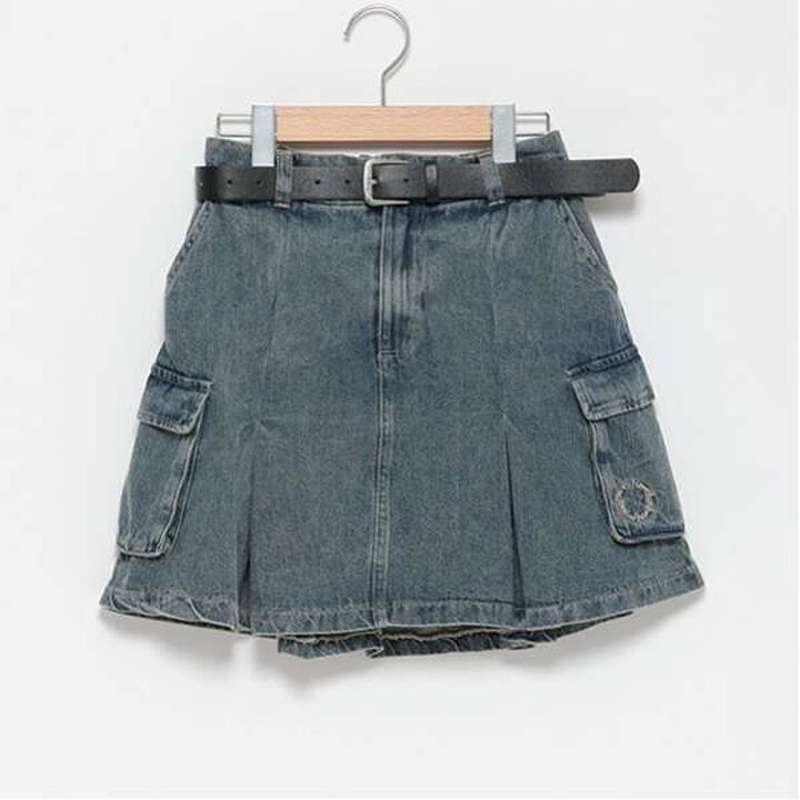 LTXC - Belted Cargo Box Skirt Shorts,Black, medium image number 20