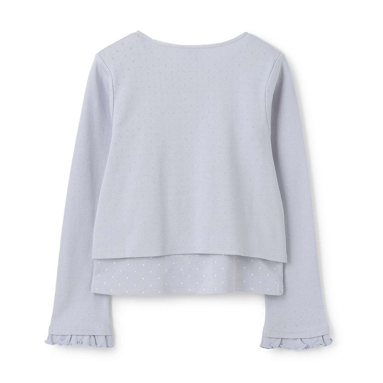 Cut and Sew Cardigan & Tank Top Set,Ivory, large image number 1