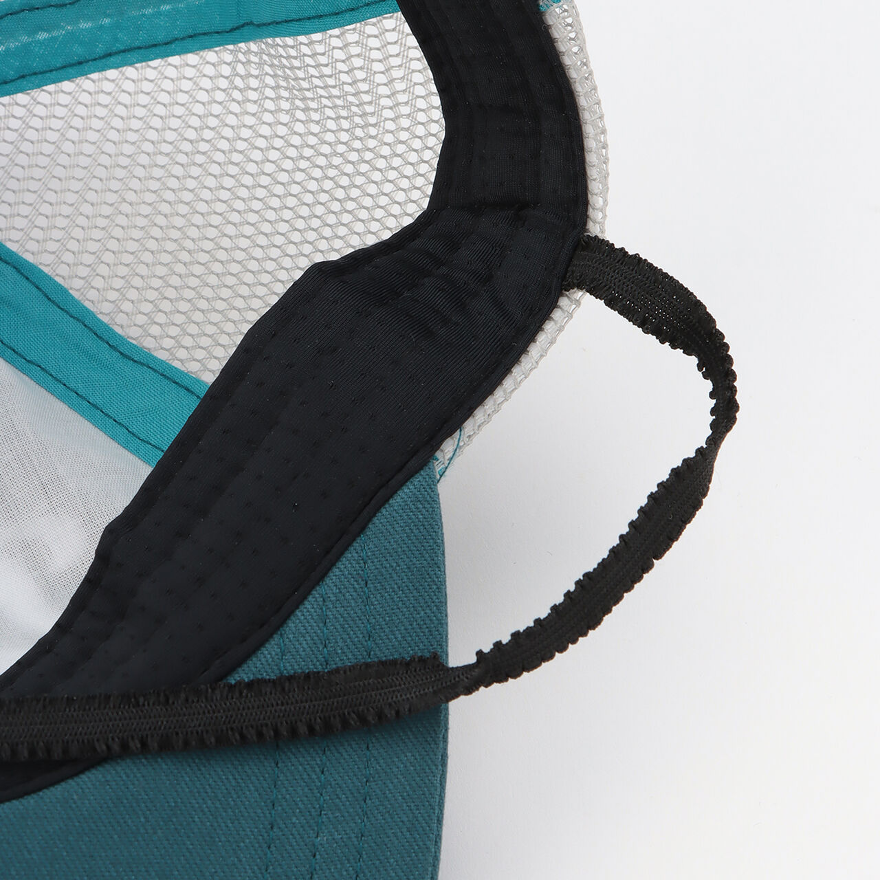 Logo Embroidery Mesh Cap,Blue green, large image number 6