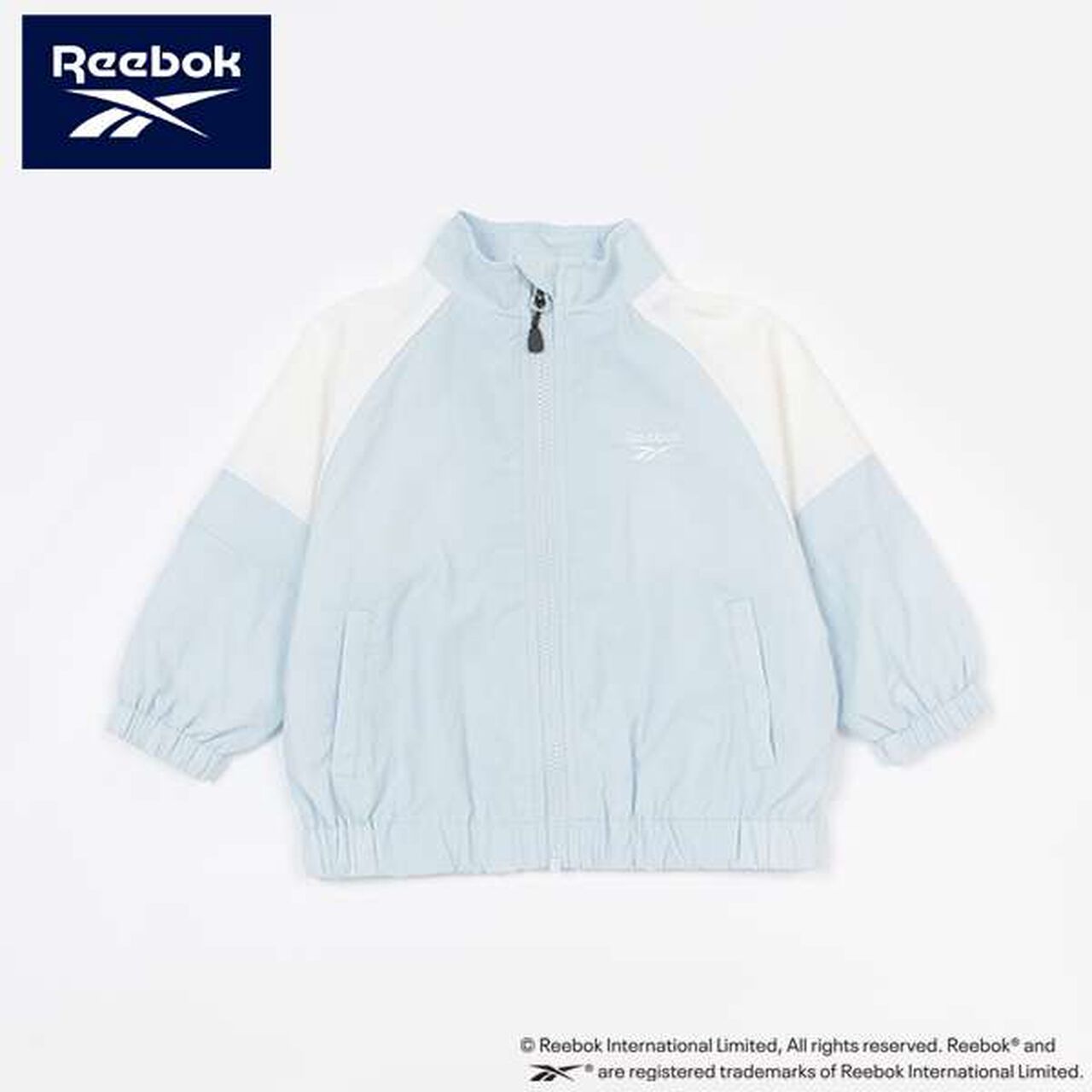 Reebok Color Block Nylon Jacket,Light blue, large image number 3