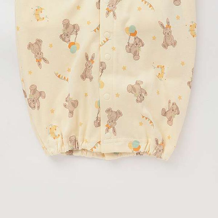 [Undergarment Included] Animal Print 2 WAY All-in-One,Cream, medium image number 8